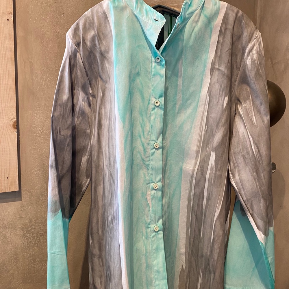 Melrosa Italy Hand Painted Cotton Shirt